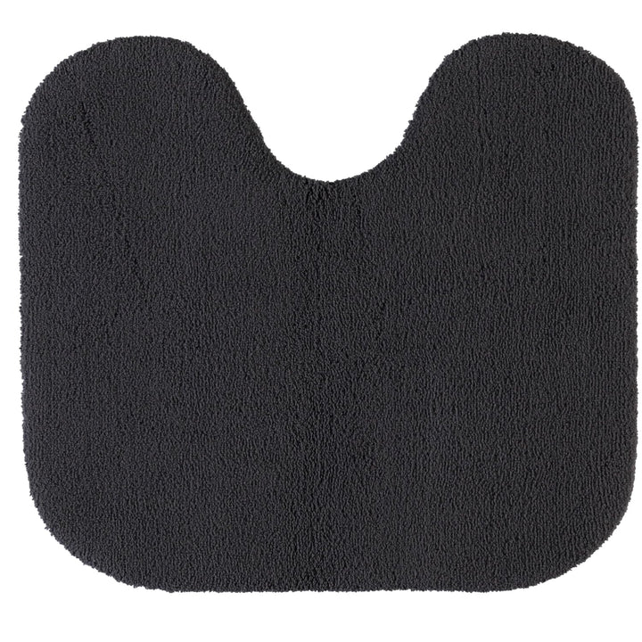 Rhomtuft Badematte Aspect, Farbe: zinn, Grösse: 55x60cm Toilettenvorlage mit Ausschnitt 55x60 cm, To
