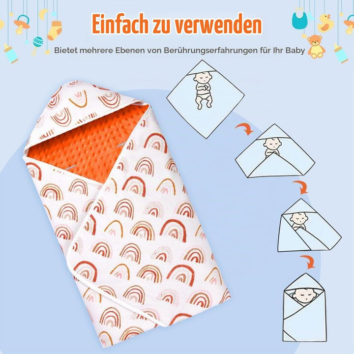 Einschlagdecke, Einschlagdecke Babyschale Decke Kinderwagen, universal Baby Babydecke für Buggy Auto