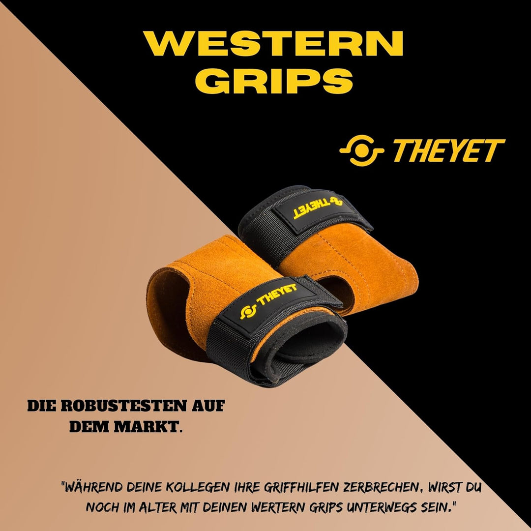 Theyet Crossfit Grips | Fitness Handschuhe Herren und Damen | Lifting Straps mit Handgelenkstütze |