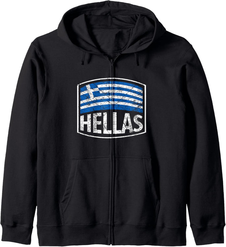 Hellas Griechische Flagge Geschenk & Souvenir Kapuzenjacke