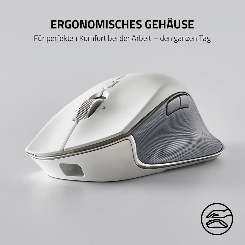 Razer Pro Click - Ergonomische kabellose Profi-Maus für mehr Produktivität im Büro für PC/Mac (Bluet