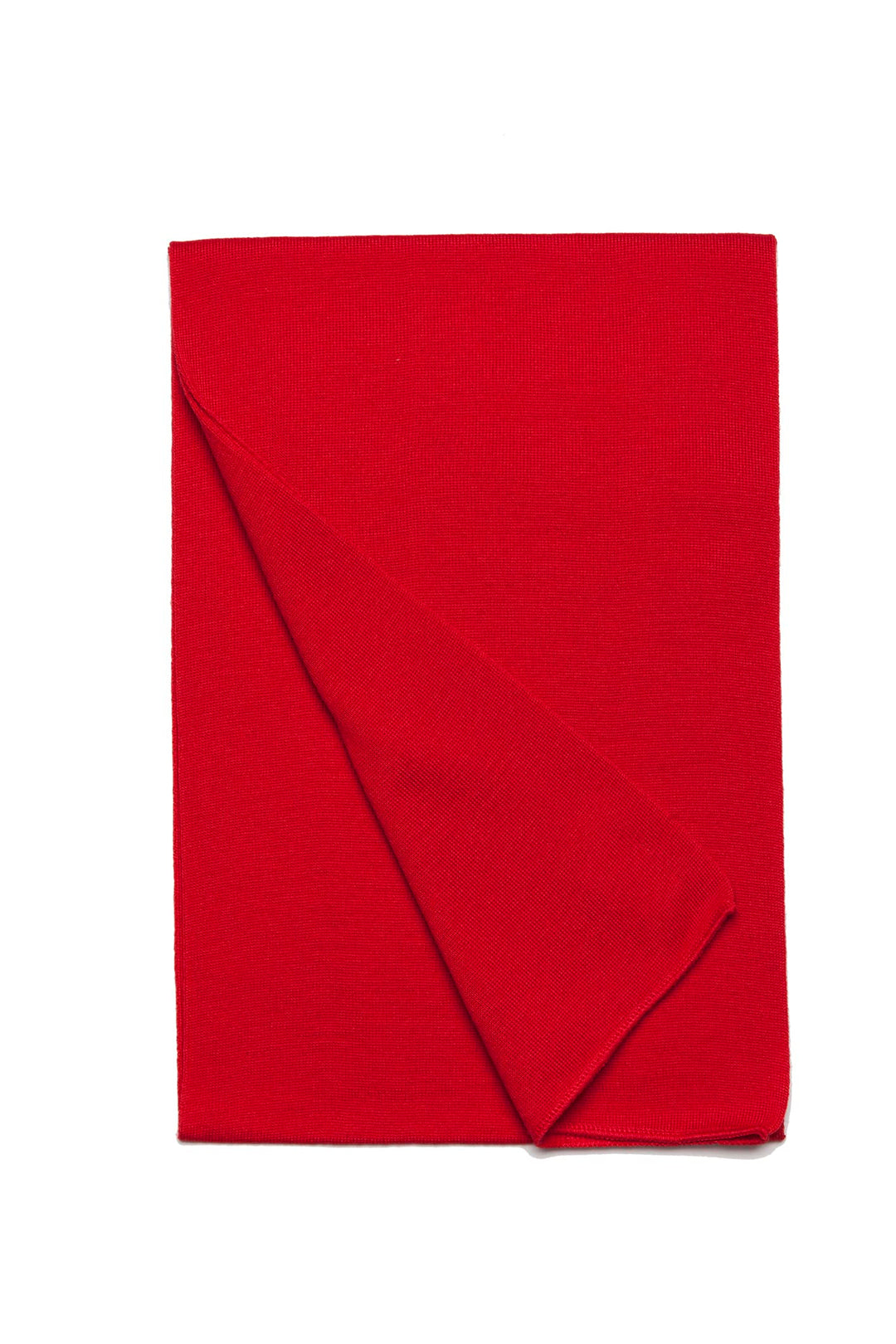 Leuchtfeuer Schal Kiel 100% Merinowolle, Made in Germany ca. 28 x 180 cm（marine） Rot, Rot