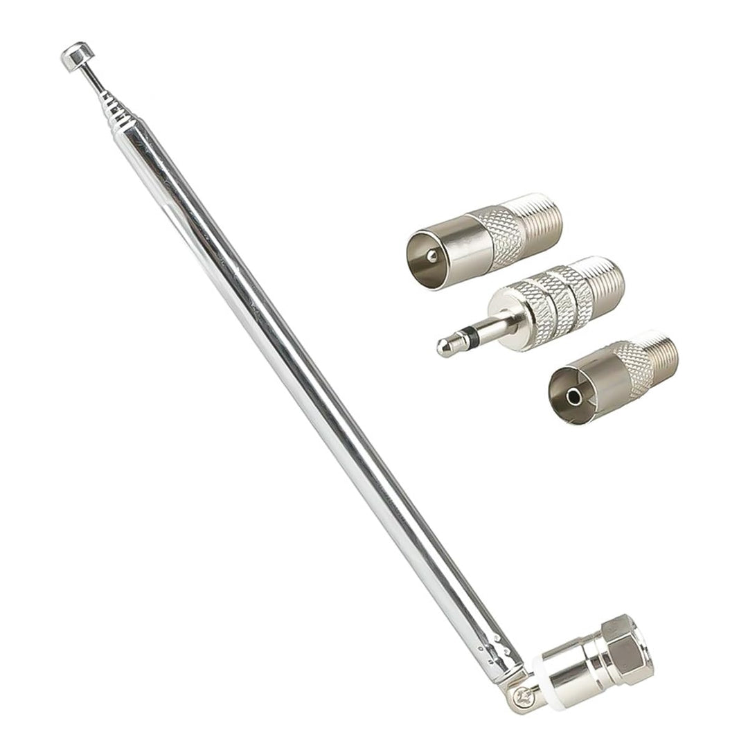 Hsthe Sea UKW-Radioantenne, Teleskop-UKW-Antenne, Ersatz, 6 Abschnitte für Denon Pioneer Marantz Bos
