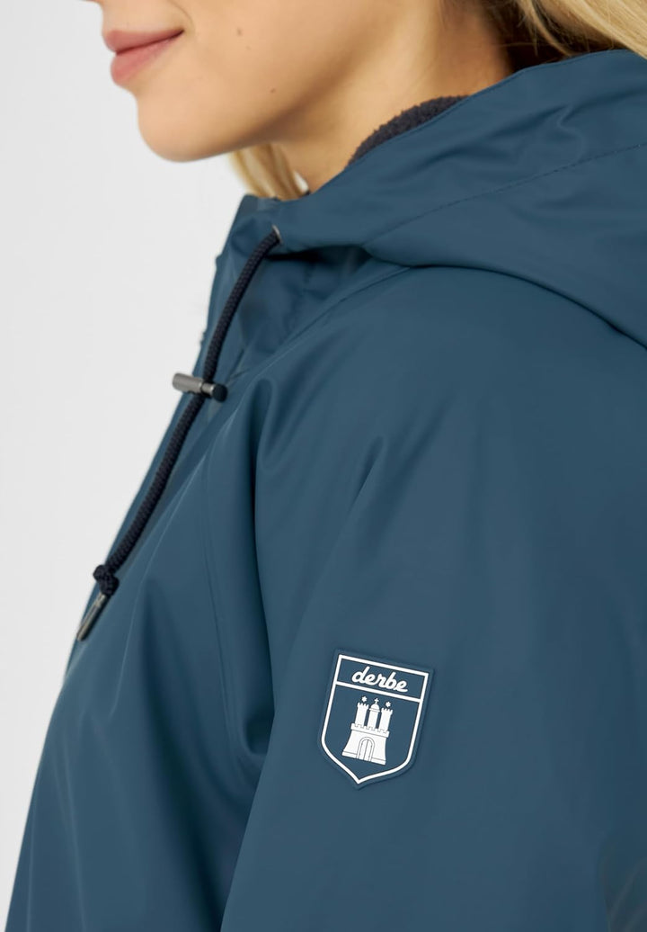 derbe Damen Regenjacke Friese Tidaholm 38 orion blue/navy, 38 orion blue/navy