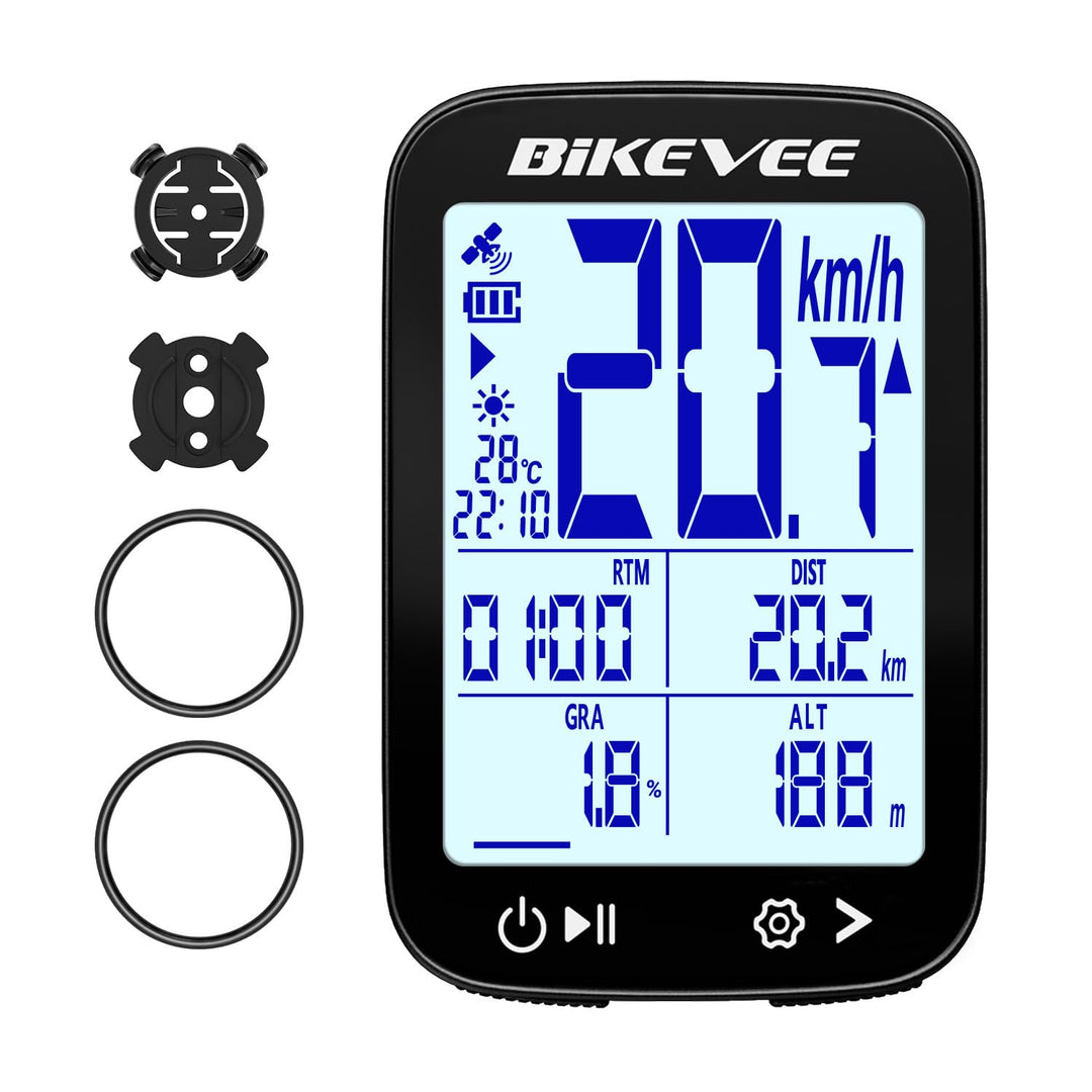 GPS Fahrradcomputer Kabellos Bluetooth App Fahrrad Tacho
