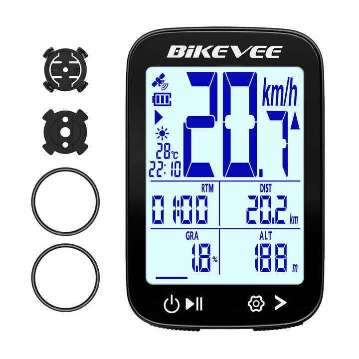 GPS Fahrradcomputer Kabellos Bluetooth App Fahrrad Tacho