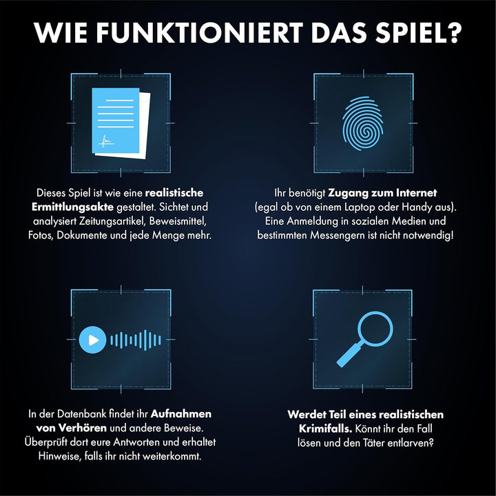 X-SCAPE Cold Case Detectives - Krimispiel & Escape Room Spiel für Zuhause - Tödlicher Sommer 1998 -
