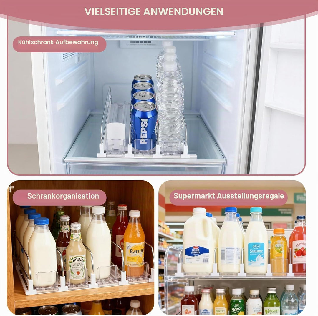 kühlschrank organizer dosen, Automatischer Küchenschrank-Dosenorganizer, fasst 12 Behälter in Standa