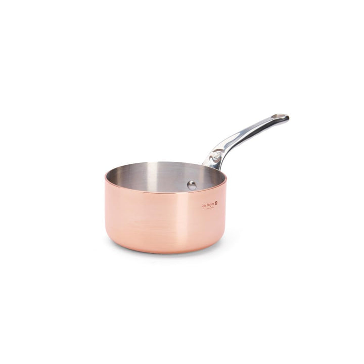 DE BUYER 6206.14 Stielkasserolle, Kupfer, braun, 14 cm Braun 20.3 x 14 x 7.9 cm, Braun 20.3 x 14 x 7
