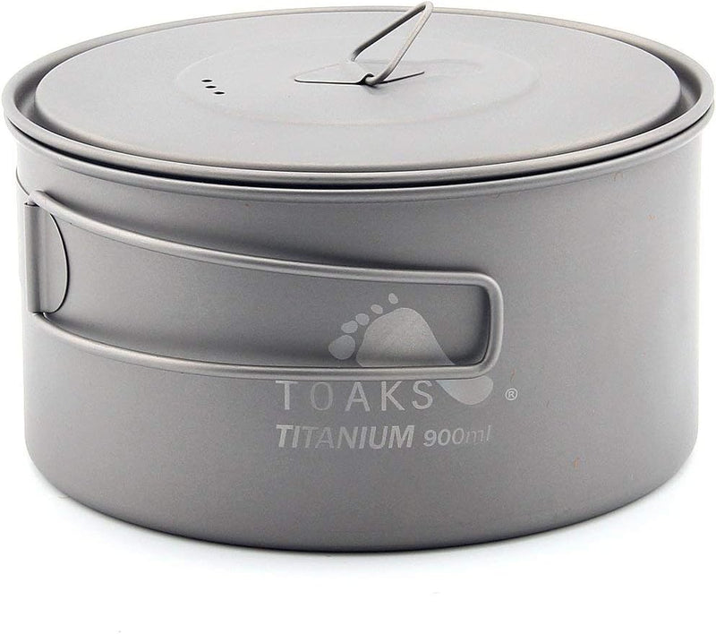 TOAKS Camping Titan Topf Becher Schale (375ml, 450ml, 550ml, 650ml, 700ml, 750ml, 900ml), Outdoor Pi