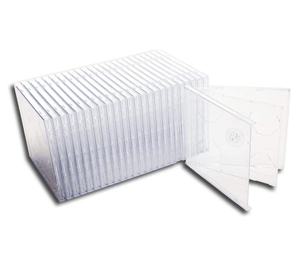 Doppel CD Leerbox schmal glasklar