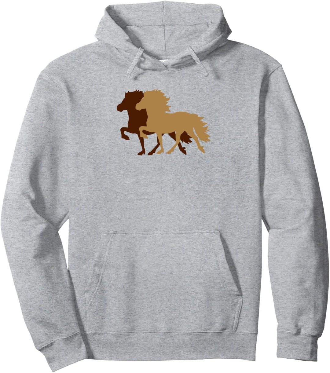 Islandpferde Pullover Hoodie