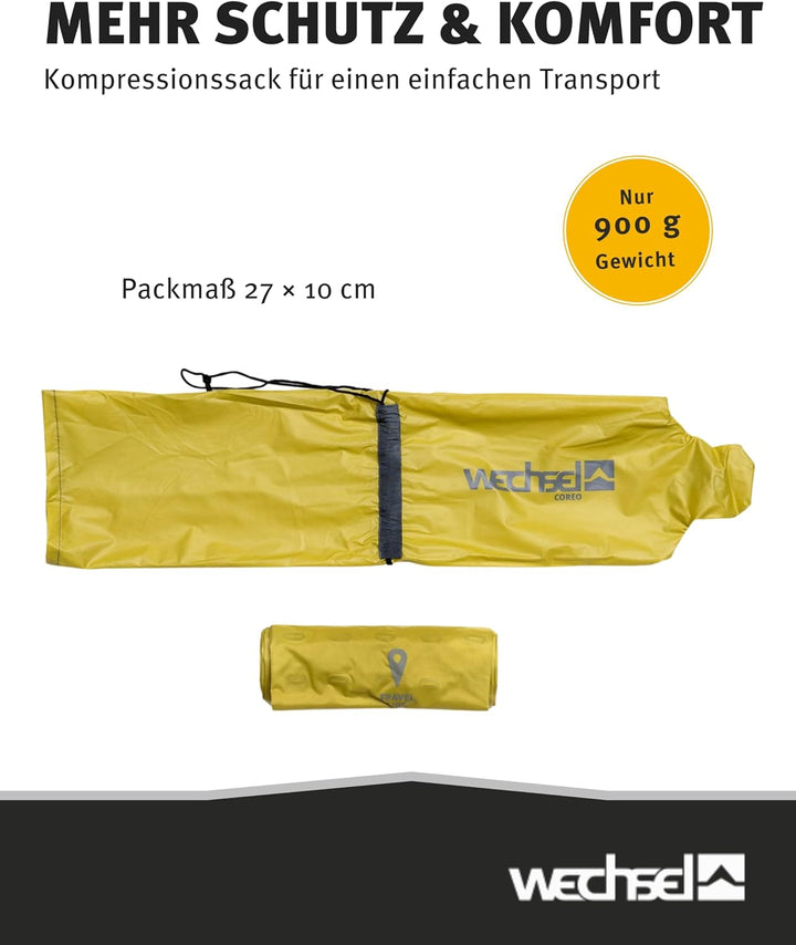 Wechsel Trekking Isomatte Coreo Luftbett Thermomatte Ultra Leicht Pumpe 0,9 kg