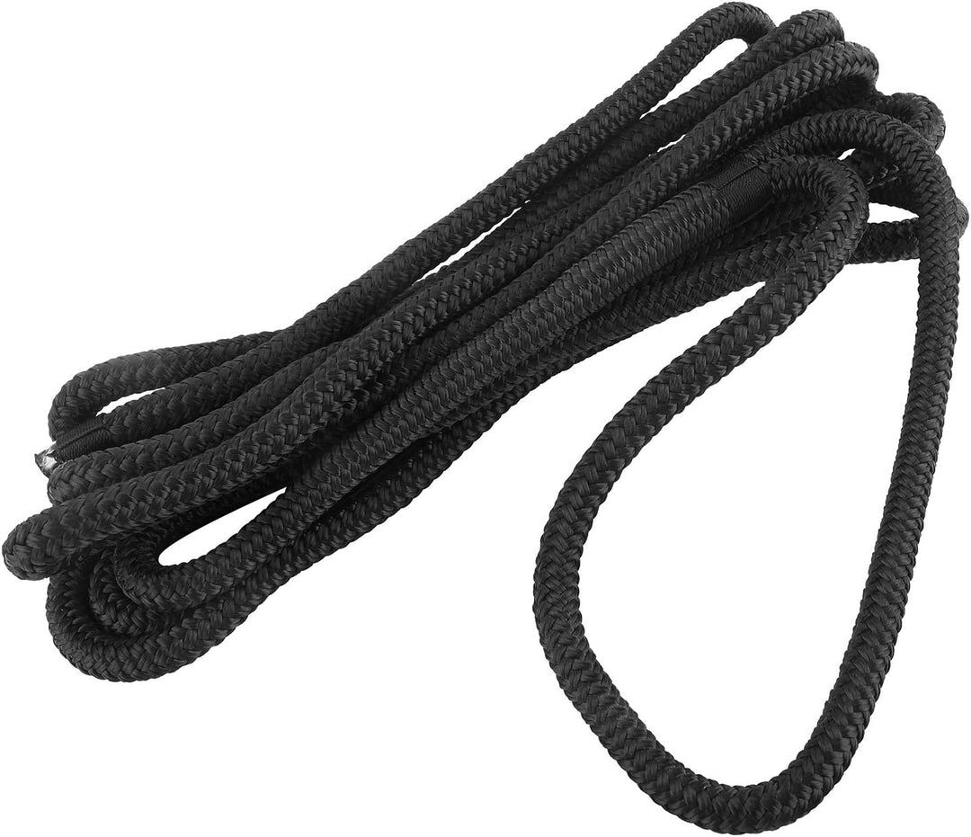 FreeTec 2tlg Boot Fenderleine Nylon Dockline Festmacherleine Fenderseil Bootsseil mit Auge 12mm Durc