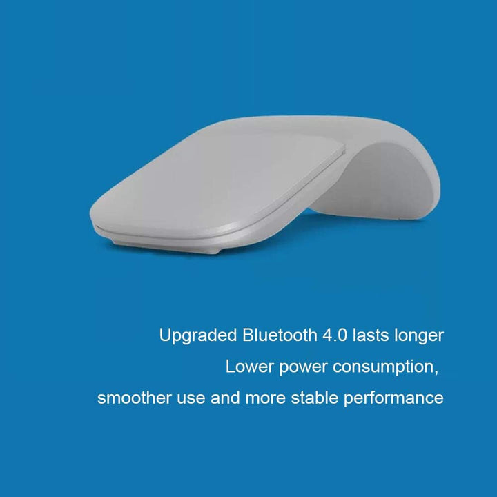 VBESTLIFE Bluetooth Arc Touch Mouse, Kabellose Faltbare Maus ohne USB-Nano-Empfänger, Ergonomische O