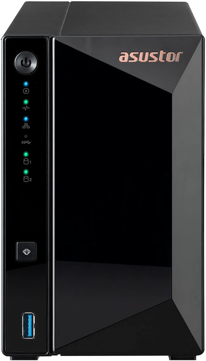 Asustor AS3302T 2GB NAS 8TB (2X 4TB) IronWolf