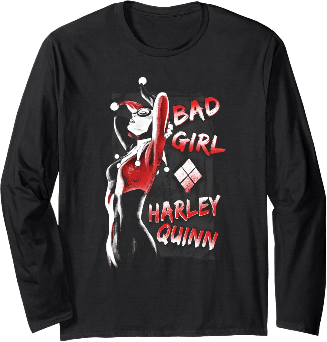 Harley Quinn Bad Girl Langarmshirt