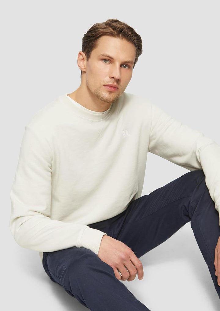 s.Oliver Sweatshirt aus Baumwollmix mit Crew Neck S 0330_wollweiss, S 0330_wollweiß