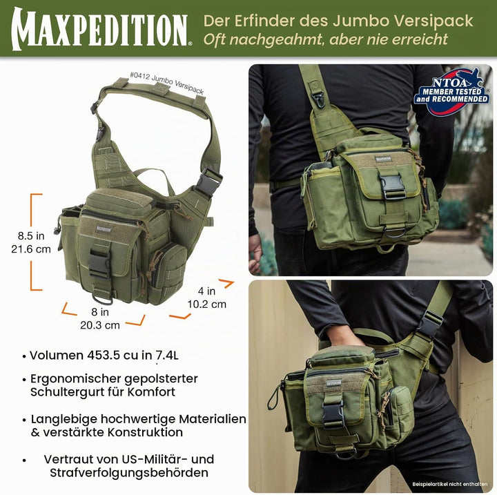 Maxpedition Versipack Jumbo Grün, Grün
