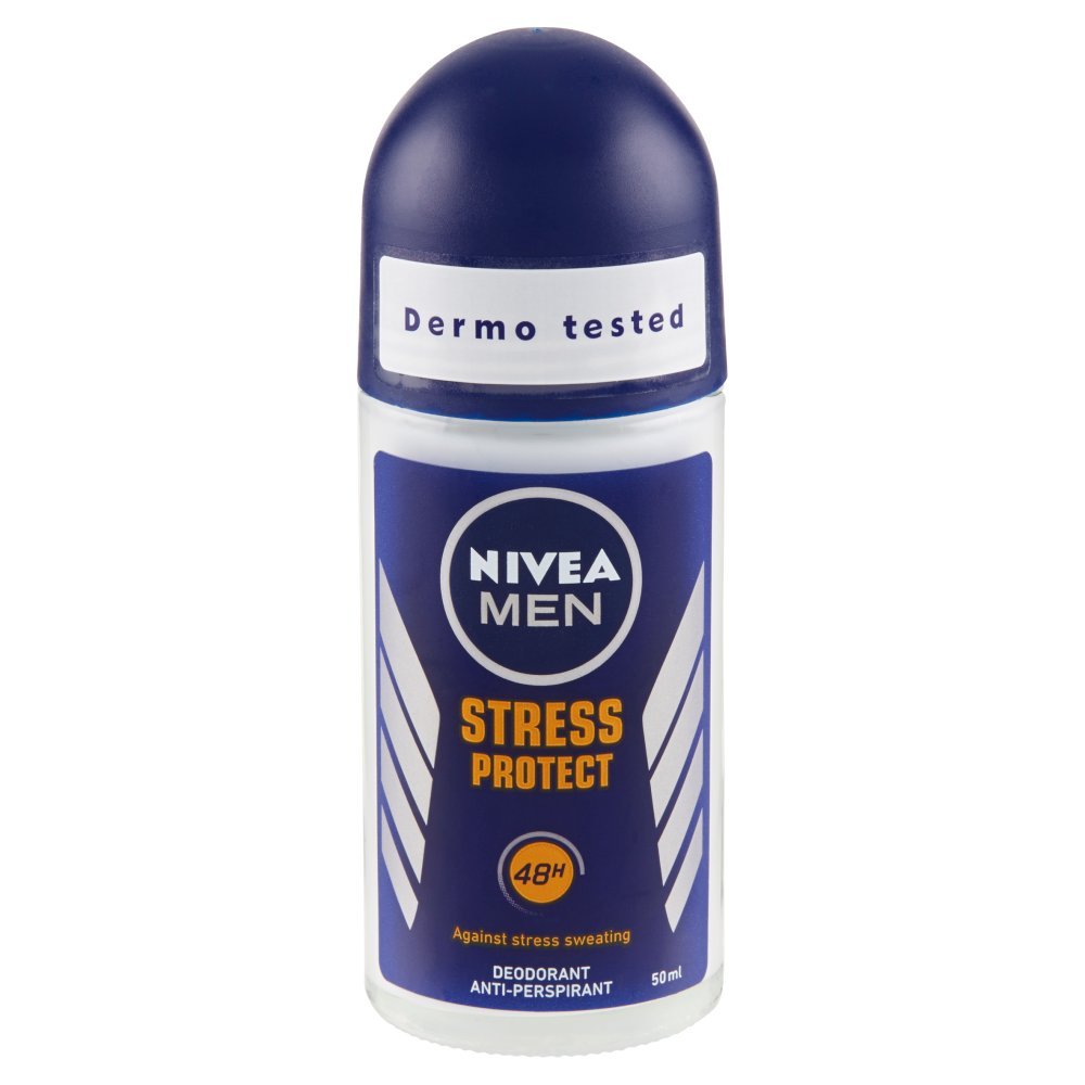 Nivea Stress Protect Men Deo Roll-On, 6er Pack (6 x 50 ml), Stress Protect