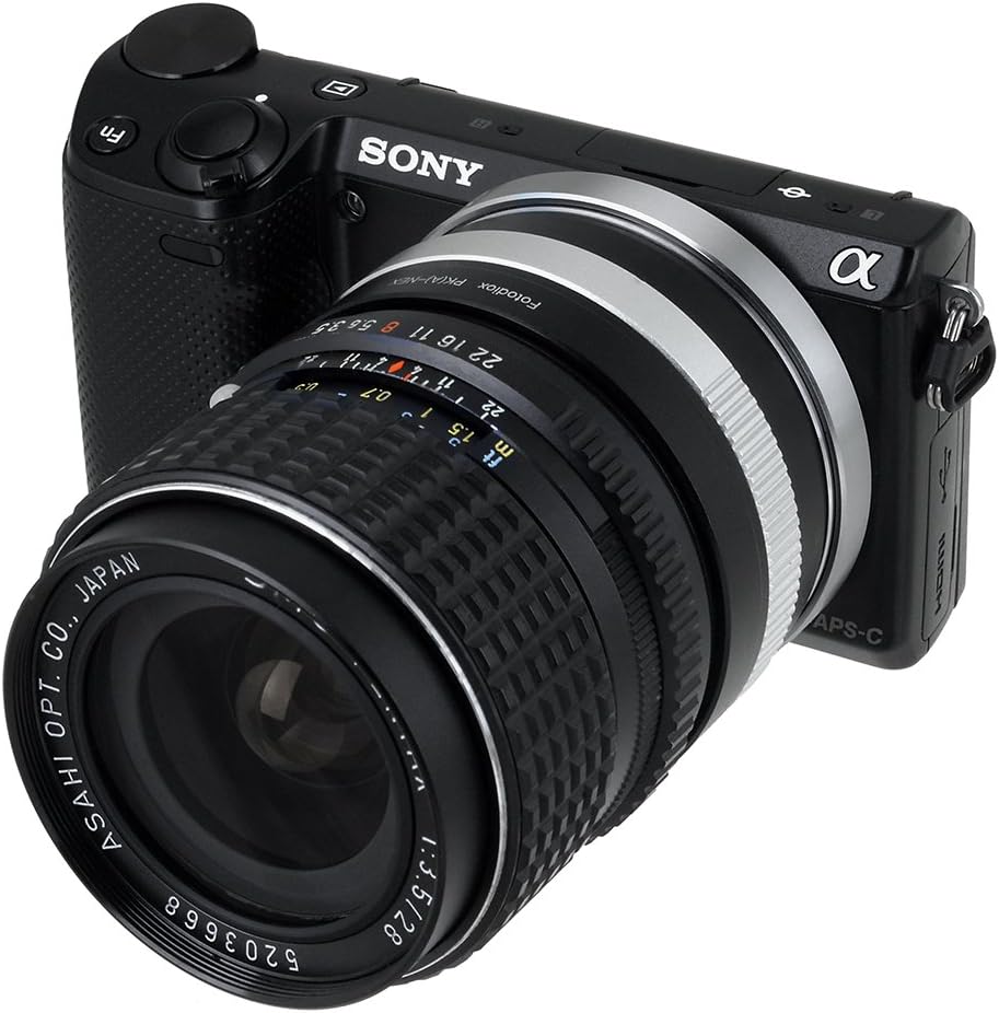 Fotodiox Lens Mount Adapter Compatible with Pentax K AF (KAF) Lenses on Sony E-Mount Cameras Pentax