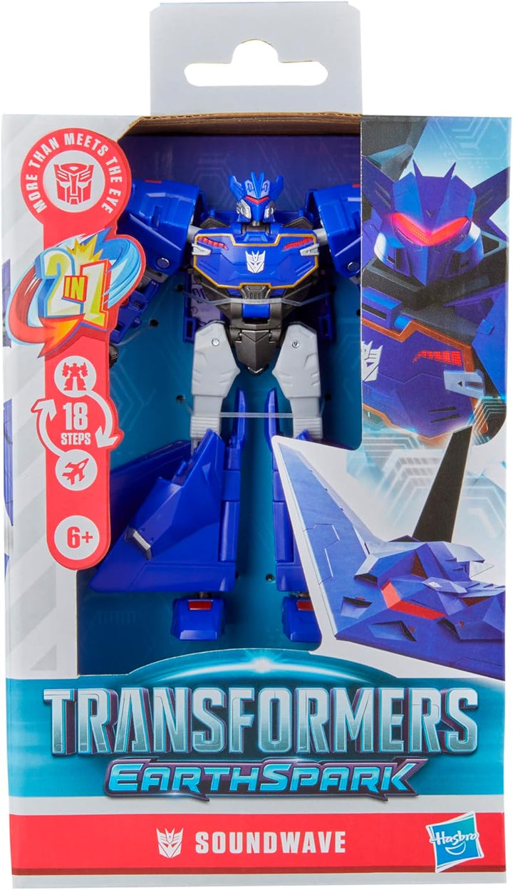 Transformers EarthSpark Deluxe-Klasse Soundwave Action-Figur