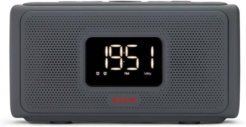 Aiwa CRU-80BT: Bluetooth-Lautsprecher mit Uhrenradio