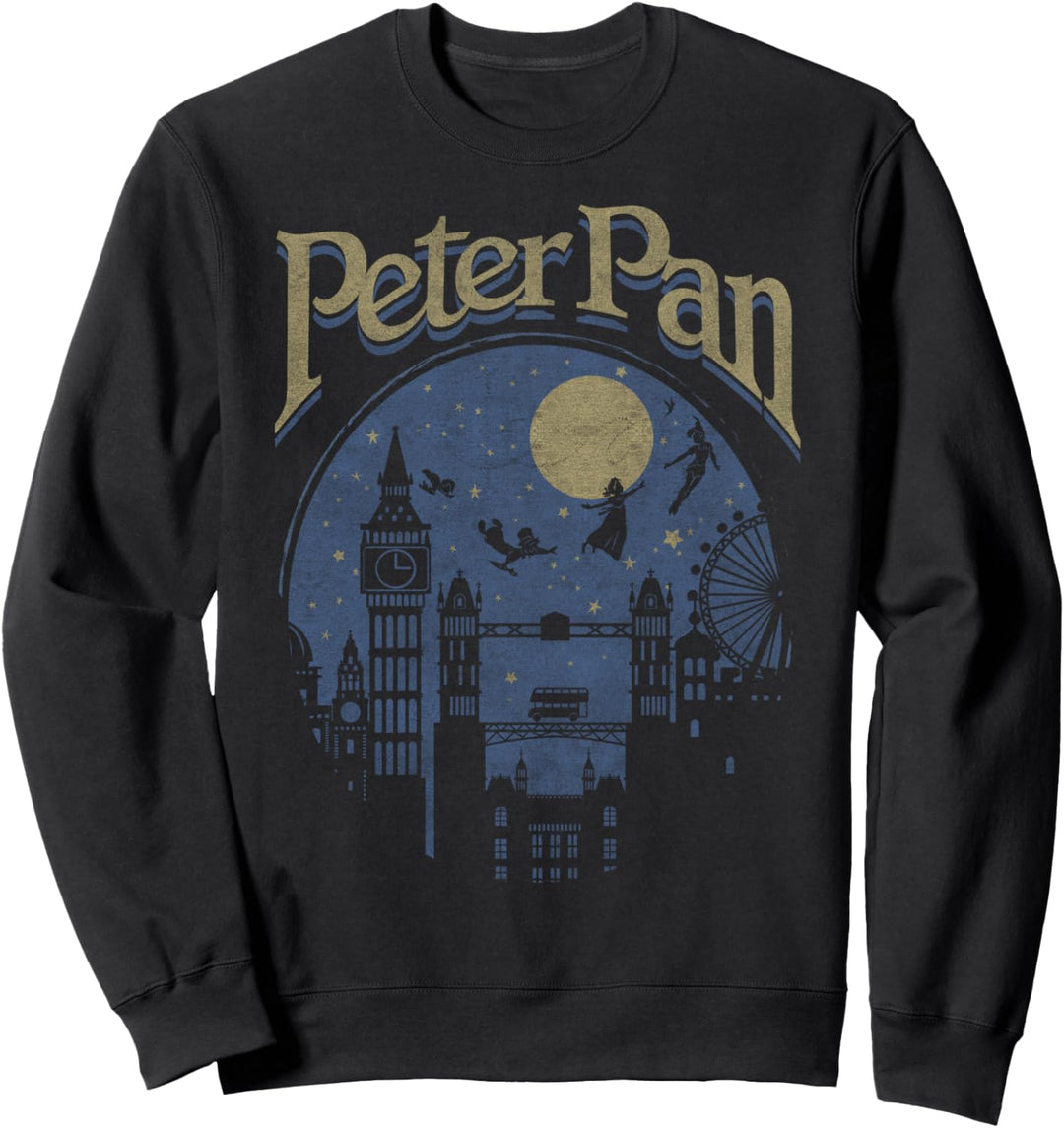 Disney Peter Pan Group Shot London Night Silhouette Sweatshirt