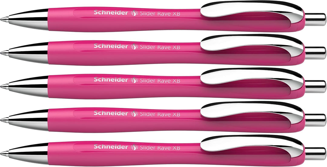 Schneider 132509 Slider Rave XB Kugelschreiber (Limitierte Sonderedition in power pink, Made in Germ