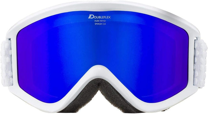 Alpina Sports Unisex Smash 2.0 Mm Skibrille (1er Pack) Einheitsgrösse Weiss, Einheitsgrösse Weiss