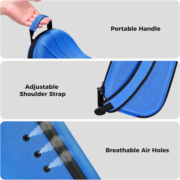 ProCase Baseball Cap Organizer, Hut Reise Case Hat Carrier Aufbewahrungstasche für 6-7 Caps, Huthalt