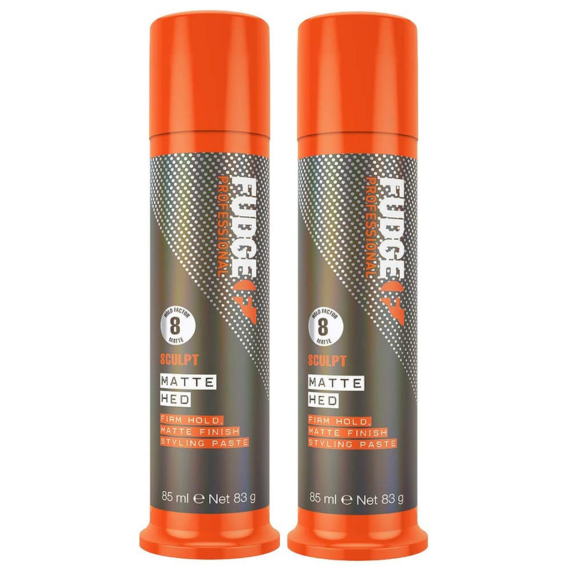 2 x Fudge Matt Hed Volumenpaste 75 g. Unparfümiert 75 g (1er Pack), Unparfümiert 75 g (1er Pack)
