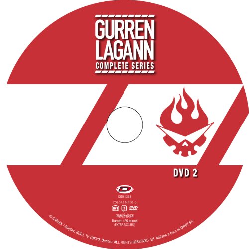 Gurren Lagann (serie completa) Episodi 01-27 [4 DVDs] [IT Import], DVD