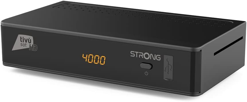 Strong STRONG SRT 7807 DECODER S2 TVSAT NERO Satellite + Tivusat Card, Satellite + Tivusat Card