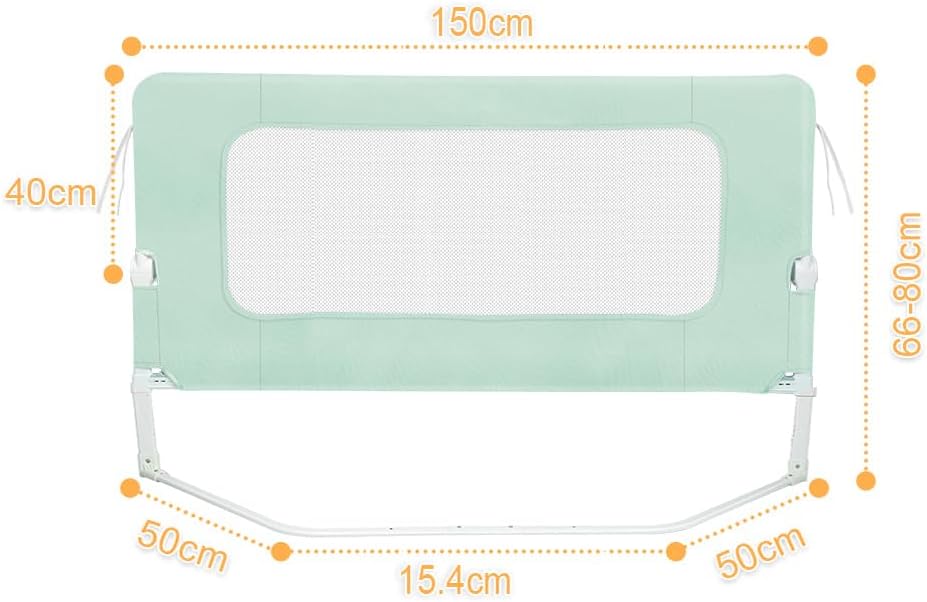 Kedia Babybettgitter-1pcs, Klappbettzaun, Bed Rail, Bettschutzgitter Kinderbettgitter für Kinder, Ki