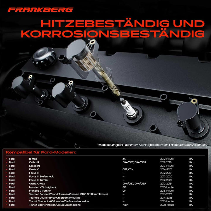 3x Zündspule für B-Max JK C-Max II DXA/CB7 Ecosport Fiesta VI/III Mondeo V Tourneo Connect/Courier T