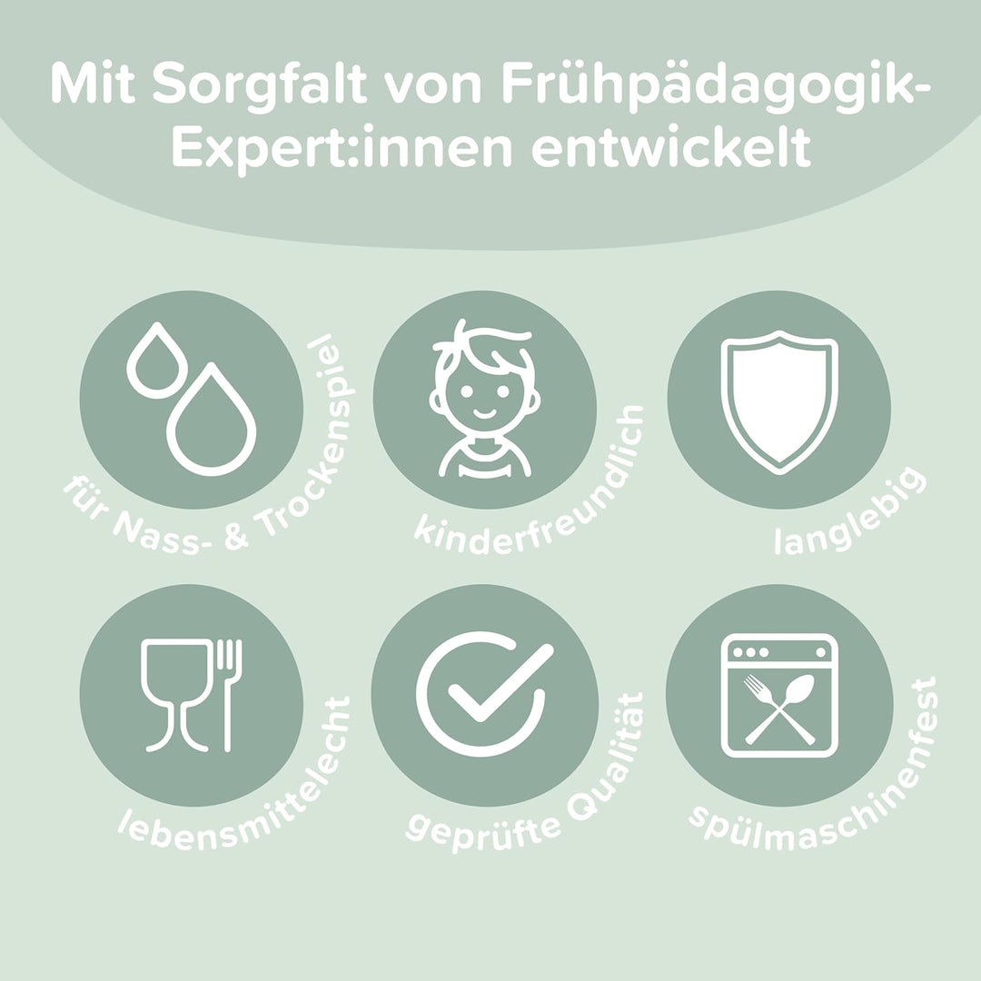 Inspire My Play 3 x Kinderpinzette für feinmotorische Fähigkeiten - Spielzeugzange für Kinder - sens