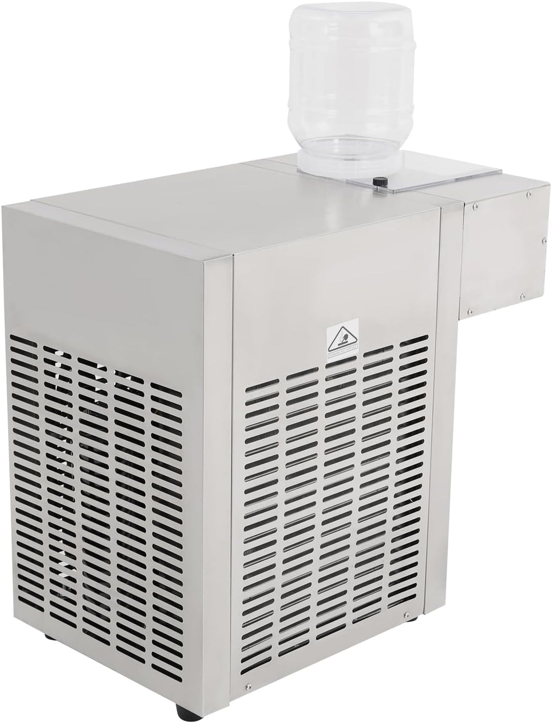 Schneeflocken Eismaschine 180kg/Tag 1200W Gewerbliche Schnee Eis Maschine aus Edelstahl, 9 stufige r