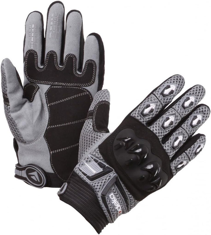 Modeka MX Top Handschuhe, schwarz/grau, 6 6 schwarz-grau, 6 schwarz-grau