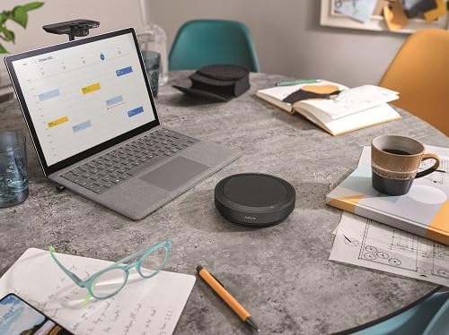 Jabra Speak2 75 schnurlose Freisprechlösung mit USB-C Bluetooth-Adapter, 4 Mikrofone mit Geräuschunt