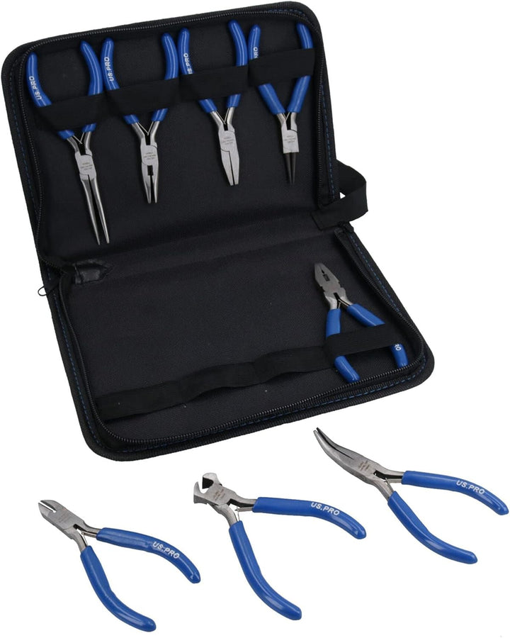 Mini Zangen Handwerk Schmuck machen Fräser lange Nase Sicherungsringe 8 pc