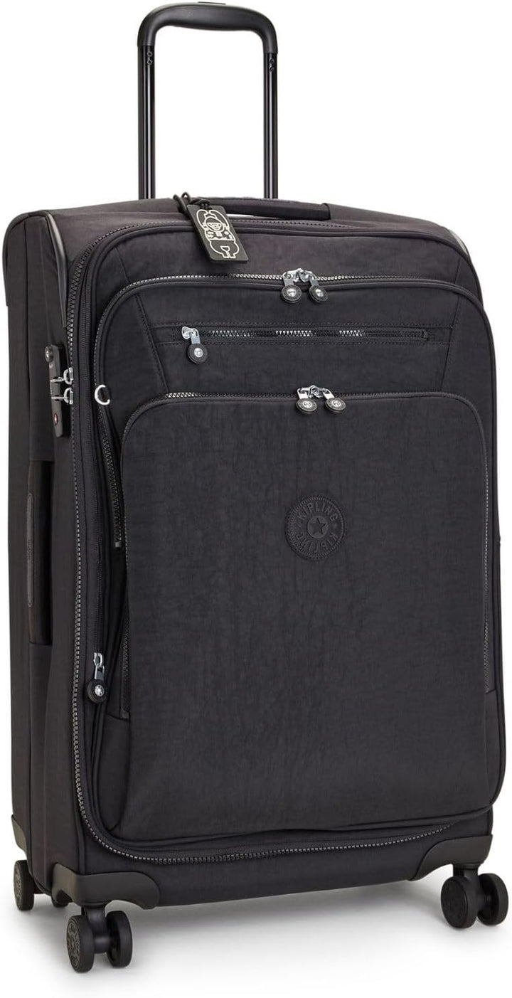 Kipling New Youri Spin M, erweiterbarer Spinner, mittelgross Black Noir, Black Noir