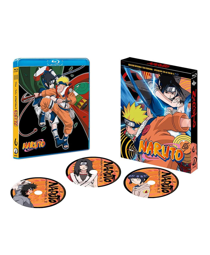 Naruto box 6 episod.126-150 - BD