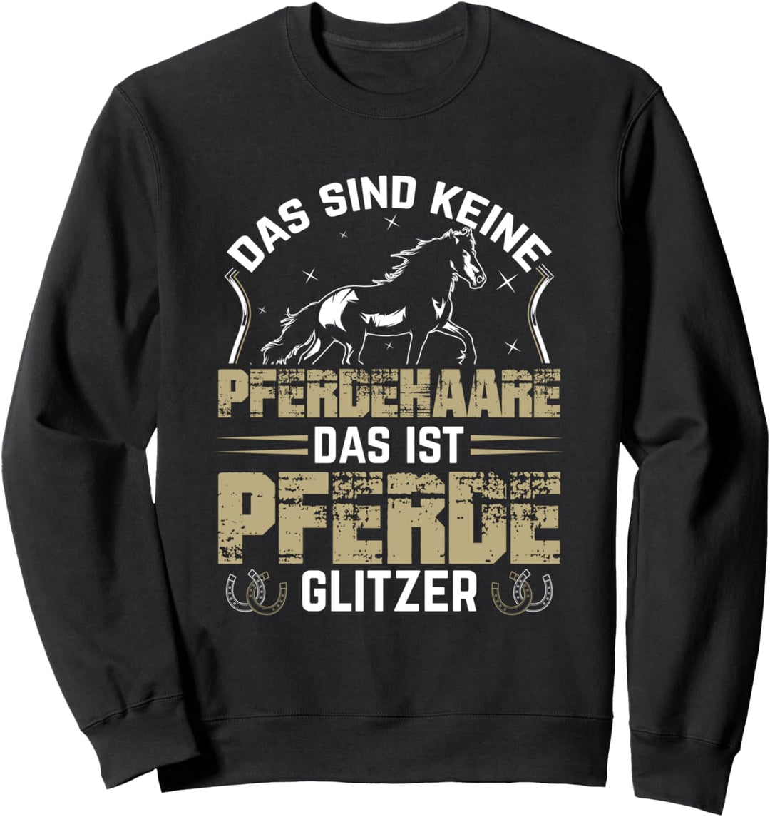 Pferde Shirt Damen Mädchen Pferde Geschenk für Reiter Sweatshirt