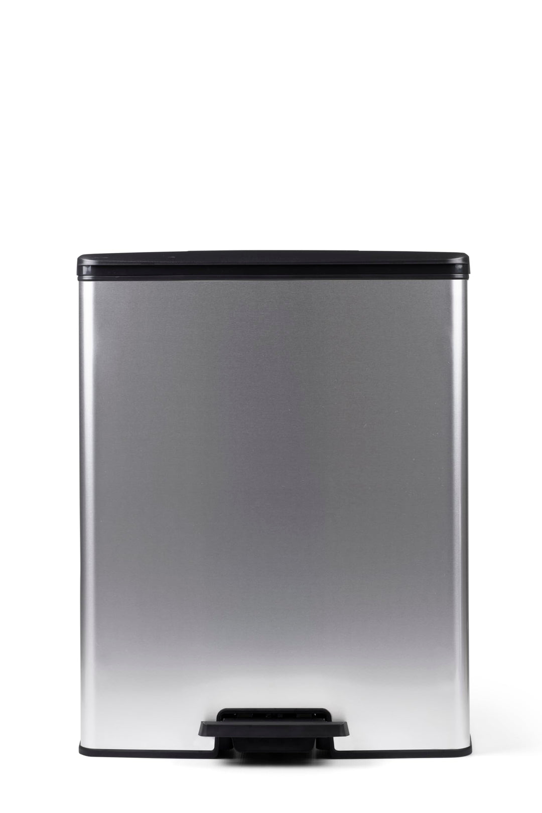 CURVER DECO DUO BIN Mülleimer, Kunststoff, Silber metallic, 2 x 26 L