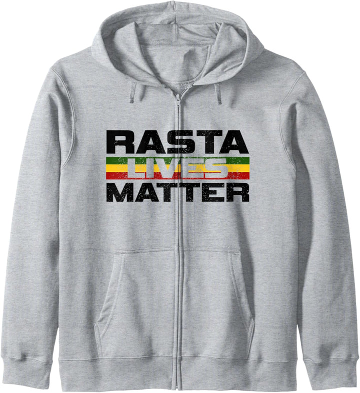 Rasta Lives Matter Reggae Musik Rastafari Jamaika Geschenk Kapuzenjacke