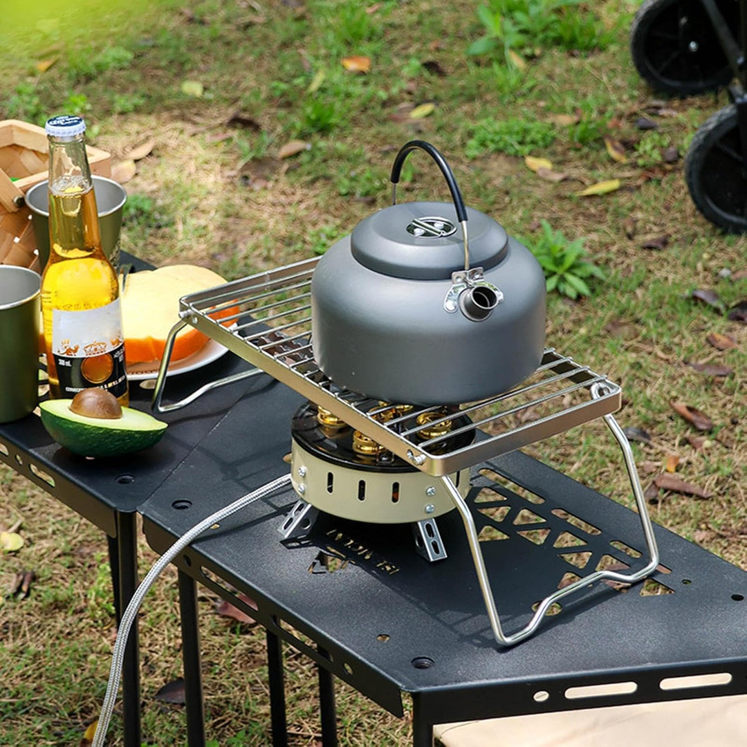 Klappbarer Lagerfeuergrill, Campingrost, Tragbarer, Zusammenklappbarer Campinggrill Aus Edelstahl Üb