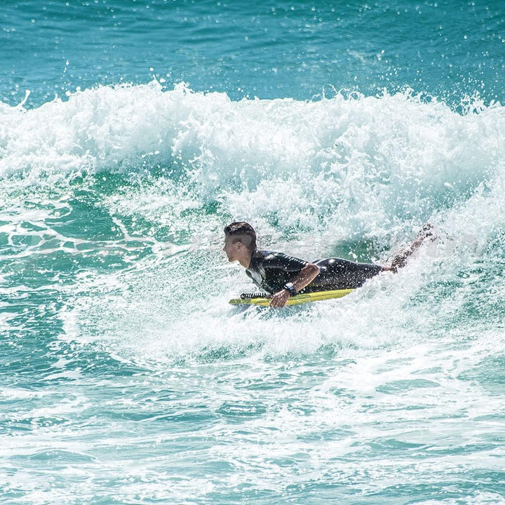 Aztron, ERIS 39 super leichtes und langlebiges Bodyboard für Anfänger, Unisex, Gelb