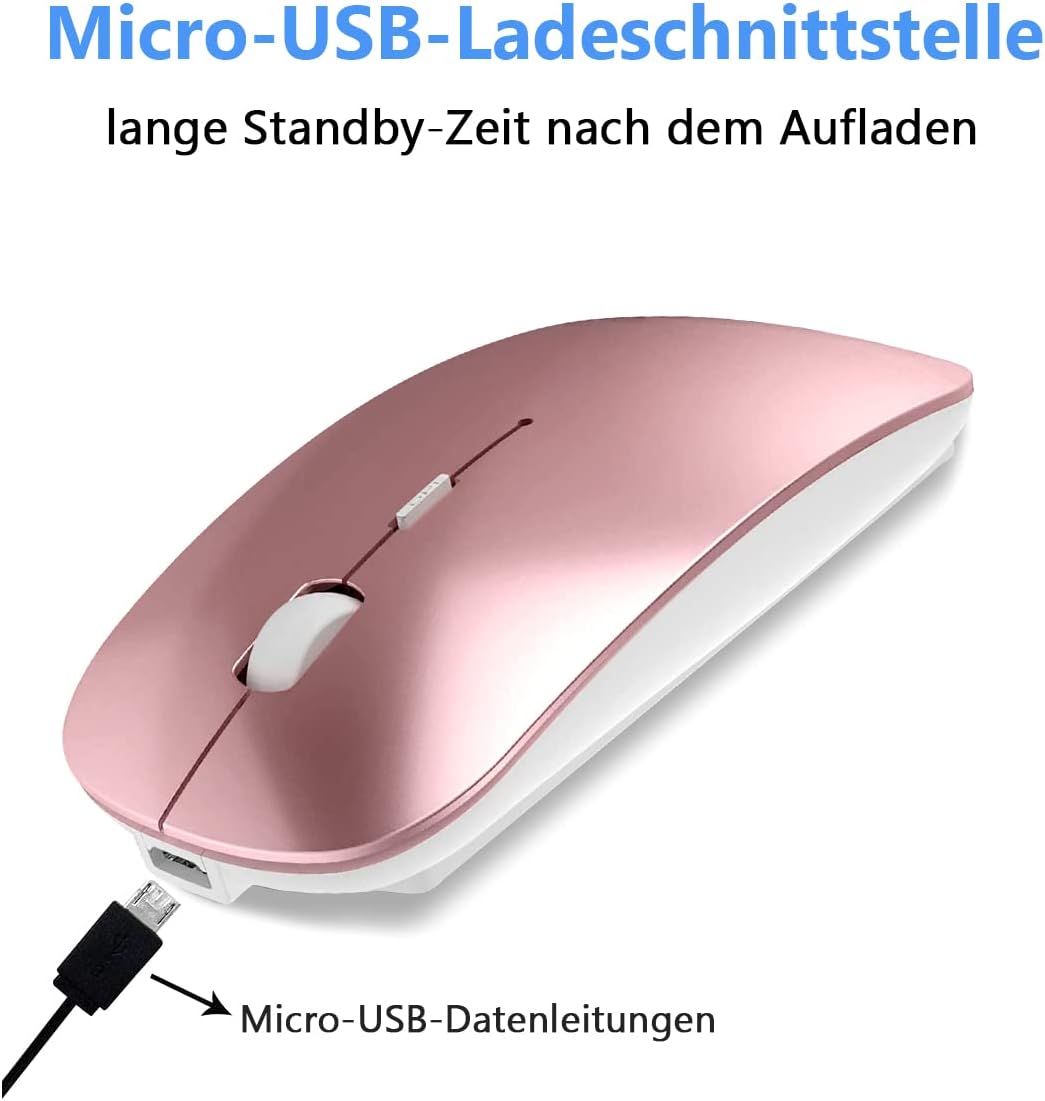 LEAPEST Kabellose Bluetooth Maus für MacBook Pro/Air/Mac/iPad/Laptop/Desktop/Mac/PC/Computer/Telefon