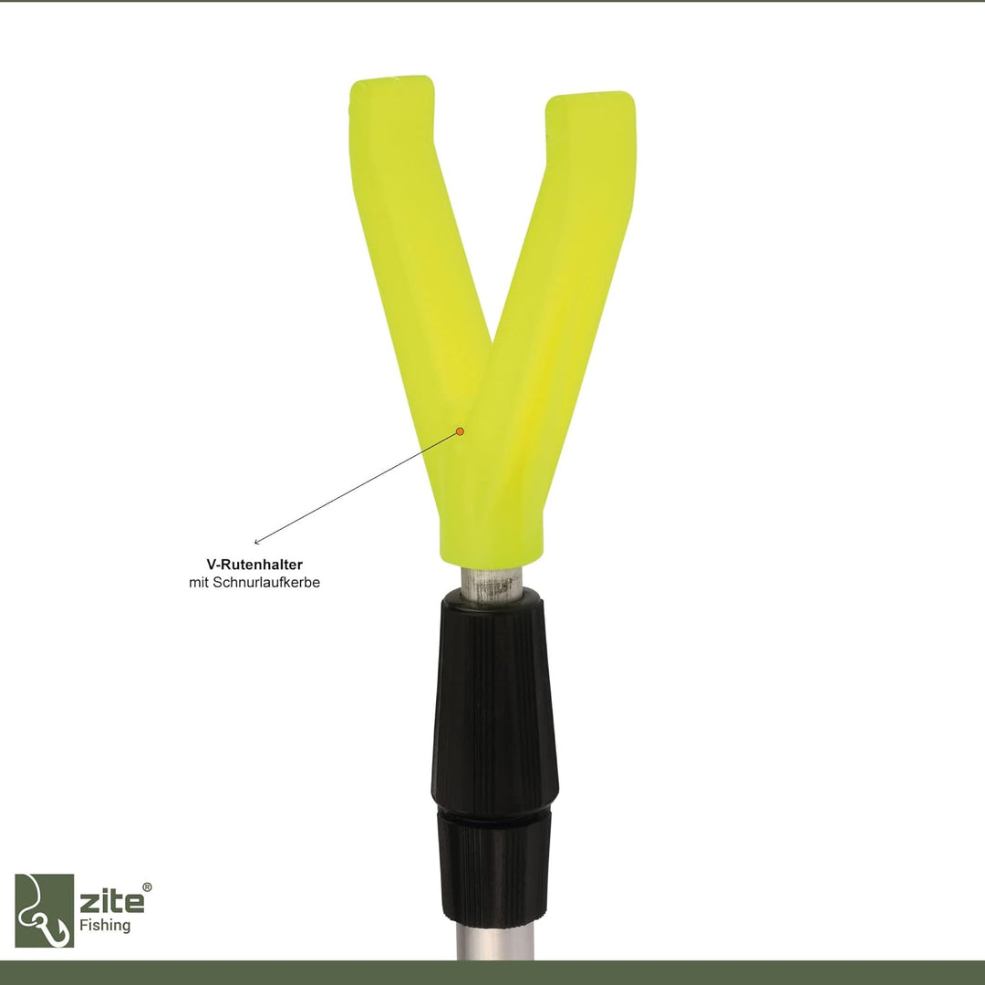 Zite Fishing Teleskop Rutenhalter Angel 75-135cm – Angelzubehör Rutenauflage Forellen &amp; Karpfen Fisc